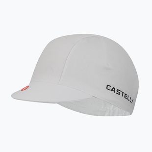 Cyklistická čepice Castelli Logo white