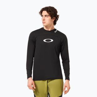 Pánský cyklistický dres longsleeve   Oakley Free Ride RC blackout