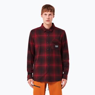 Pánská košile Oakley Butter Flannel Shirt black/grenache check