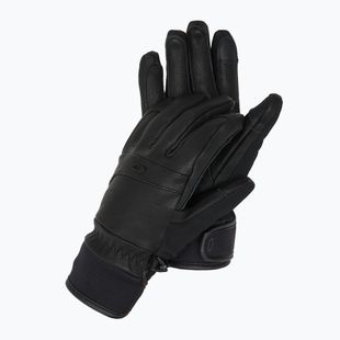 Dámské lyžařské rukavice Oakley W. Peak Leather blackout