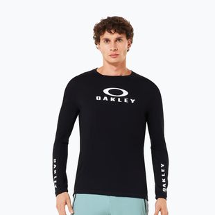 Pánské cyklistické tričko Longsleeve Oakley Seeker Flow LS02E blackout