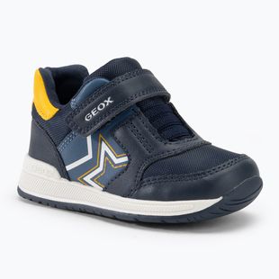 Dětské boty  Geox Rishon nylon navy / yellow