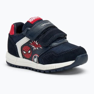 Dětské boty Geox Alben nylon navy / red