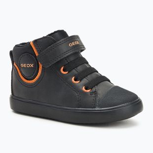 Dětské boty Geox Gisli black/dark orange