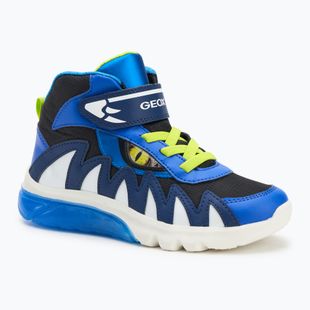 Dětské boty Geox Ciberdron navy/lime green