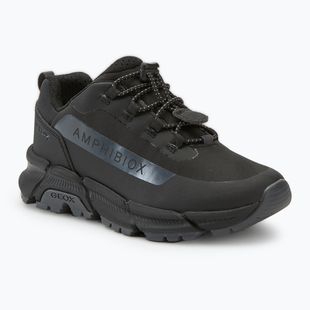 Juniorské boty  Geox Flexyper Plus ABX black/dark grey