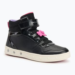 Dětské boty Geox Skylin black/fuchsia