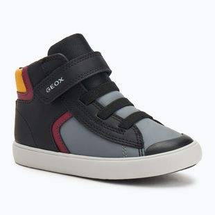 Dětské boty Geox Gisli black/burgundy