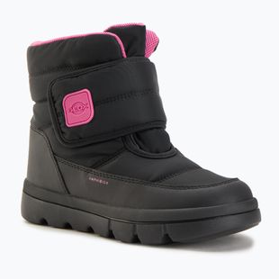 Dětské sněhule Geox Willaboom ABX black/fuchsia