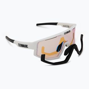 Sluneční brýle Bliz Fusion Small Nano Optics Nordic Light matt white/coral/orange blue