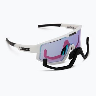Sluneční brýle Bliz Fusion Small Nano Optics Nordic Light matt white/begonia/violet blue