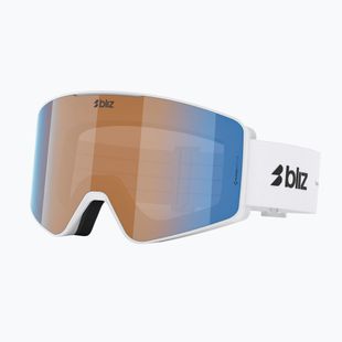 Lyžařské brýle Bliz G001 matte white/non orange/blue multi