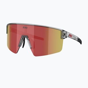 Sluneční brýle Bliz P004 transparent dark grey/brown red multi