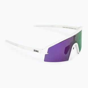 Sluneční brýle Bliz P006S matte white/smoke purple mirror