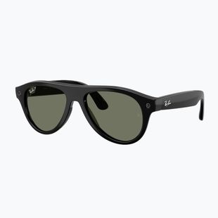 Brýle s kamerou Ray-Ban Meta Aviator shiny black/g15 green polar