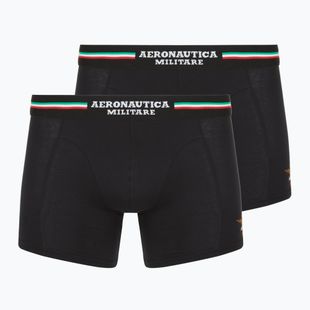 Boxerky Aeronautica Militare AM1UBX002 Trunk 2 páry black