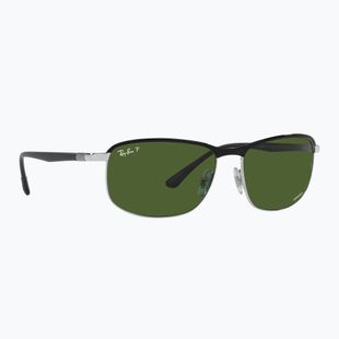Sluneční brýle Ray-Ban Rb3671 Polarized+ Lenses black silver/dark green polarized+