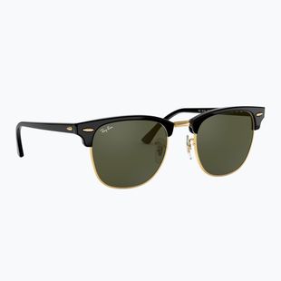 Sluneční brýle Ray-Ban Clubmaster Classic black/gold/green g-15