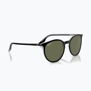 Sluneční brýle Ray-Ban RB2204 transparent black/green polarized