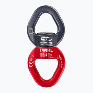 Obratlík Climbing Technology Twirl grey/red
