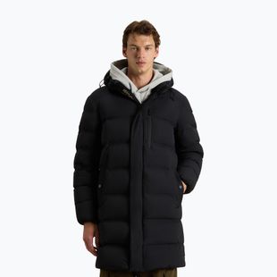 Pánská bunda Woolrich Matt Stretch Long Puffer black