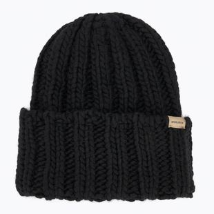 Dámská zimní čepice Woolrich Chunky Beanie black