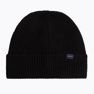 Pánská zimní čepice Woolrich Knitted Ribbed Beanie black