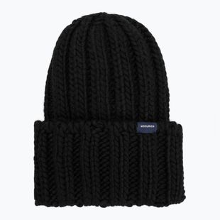 Dámská zimní čepice Woolrich Chunky Beanie 2026 black