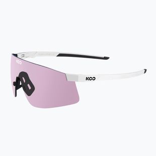 Sluneční brýle Koo Nova bílé white matt/photochromic pink