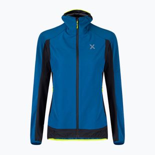 Dámská větrovka Montura Premium Wind Hoody deep blue/giallo fluo