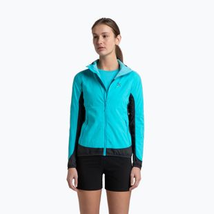 Dámská větrovka Montura Rise Octa Hooded turquoise/antracite