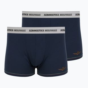 Pánské boxerky Aeronautica Militare AM1UBX004 2 pack navy