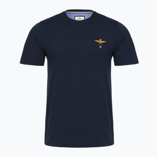 Pánské tričko Aeronautica Militare 252TS1580UJ00372 Basic Crewneck blue navy