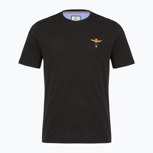 Pánské tričko Aeronautica Militare 252TS1580UJ00372 Basic Crewneck jet black