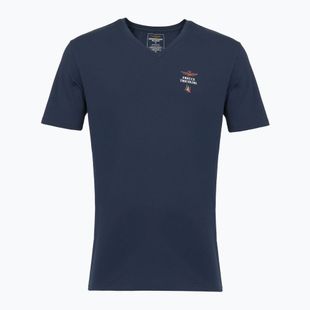 Pánské tričko Aeronautica Militare AM1UTI006 V-Neck blue