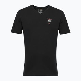 Pánské tričko Aeronautica Militare AM1UTI006 V-Neck black