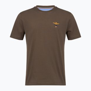 Pánské tričko Aeronautica Militare TS1580UJ00372 chestnut brown