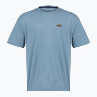 Pánské tričko Aeronautica Militare TS2535UJ00641 dusty blue