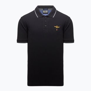 Pánské polo tričko Aeronautica Militare 262PO1308UP00082 Polo jet black