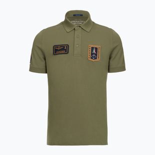 Pánské tričko Aeronautica Militare PO1927UP00191 Polo lichen green