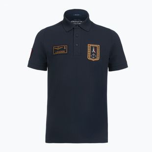 Pánské tričko Aeronautica Militare PO1927UP00191 Navy blue polo