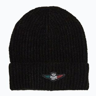 Pánská zimní čepice Czapka Aeronautica Militare 262CU0034UL00451 jet black
