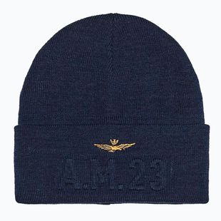 Pánská zimní čepice Czapka Aeronautica Militare 262CU0099UL00949 Blu Navy