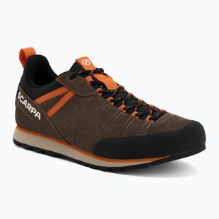 Pánské trekové boty SCARPA Crux 2 caribou/rust orange