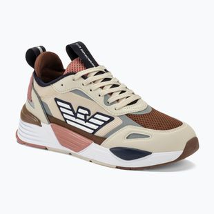 Boty EA7 Emporio Armani Ace Runner rainy day/black iris/emperador/terracotta