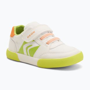 Dětské boty Geox Gisli white/fluo green