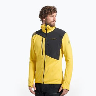Pánská termoaktivní mikina La Sportiva Lucendro Thermal Hoody yellow/black