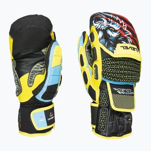 Lyžařské rukavice Level Worldcup Cf Mitt yellow/blue