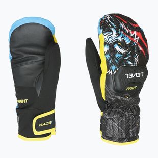 Lyžařské rukavice Level Race Replica Mitt black/yellow