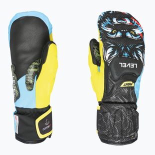 Dětské lyžařské rukavice Level Sq Jr Cf Mitt yellow/blue